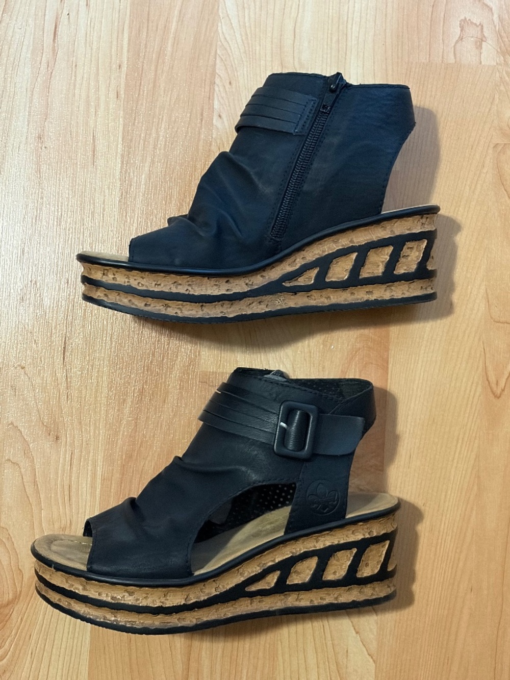 Rieker Wedge Sandals size 6.5 (37)